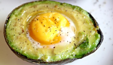 avocado in egg