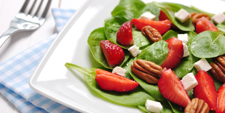 Strawberry Spinach Salad