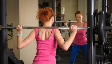 Women Doing a Squat