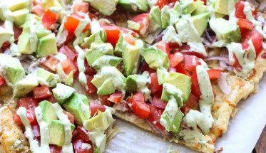 Skinny Avocado Pizza