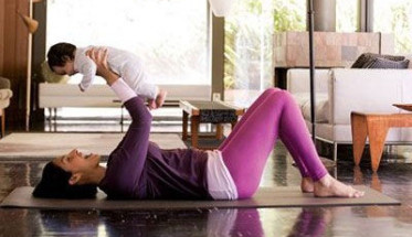 Mom and Daughter Bench Press