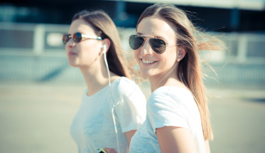 two beautiful young women