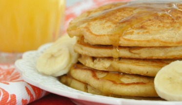 Whole Wheat Banana Pancakes