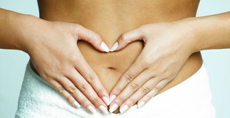 Woman's Fingers Touching her body parts, heart shaped fingers