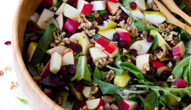 Apple Cranberry Walnut Salad