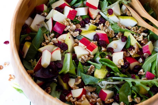 Apple Cranberry Walnut Salad