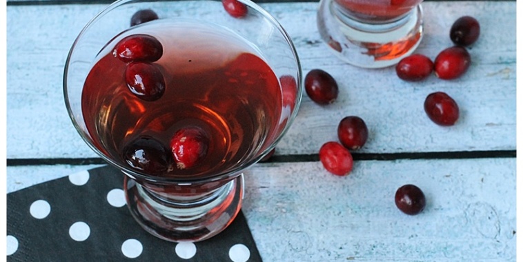 Sparkling Cranberry Martini